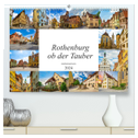 Rothenburg ob der Tauber Impressionen (hochwertiger Premium Wandkalender 2024 DIN A2 quer), Kunstdruck in Hochglanz