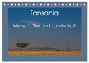 Tansania - Mensch, Tier und Landschaft (Tischkalender 2024 DIN A5 quer), CALVENDO Monatskalender