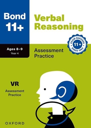 Down, Frances. Bond 11+ Verbal Reasoning Assessment Practice Papers Age 8-9 | For GL Assessment & other 11 plus exams. Oxford University Press, 2026.