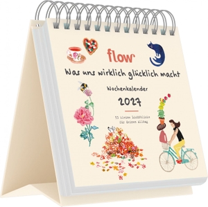 Neumann Verlage GmbH & Co KG (Hrsg.). Was uns wirklich glücklich macht 2027 - Wochen-Tischaufstellkalender 17x16 cm - Aufstellkalender mit Spiralbindung & 53 Illustrationen der kleinen Glücksmomente voller Lebensfreude. Neumann Verlage GmbH & Co, 2026.