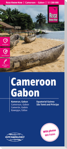 Reise Know-How Landkarte Kamerun, Gabun | Cameroon, Gabon (1:1.300.000)