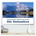 Die Dolomiten - Traumhafte Welt aus Stein (hochwertiger Premium Wandkalender 2025 DIN A2 quer), Kunstdruck in Hochglanz