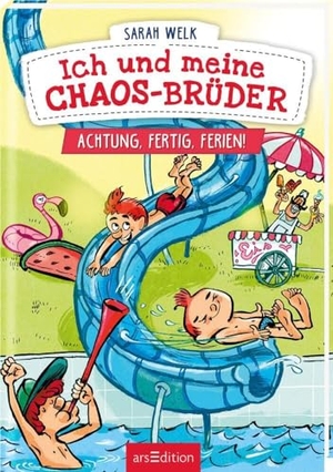 Welk, Sarah. Ich und meine Chaos-Brüder - Achtung, fertig, Ferien! (Ich und meine Chaos-Brüder 4). Ars Edition GmbH, 2024.