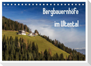 Bergbauernhöfe im Ultental (Tischkalender 2024 DIN A5 quer), CALVENDO Monatskalender