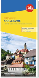 Falk Stadtplan Extra Karlsruhe 1:20.000
