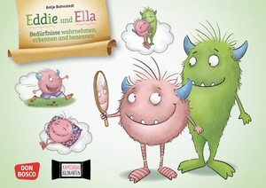 Bohnstedt, Antje. Eddie und Ella. Bedürfnisse wahrnehmen, erkennen und benennen. Kamishibai Bildkartenset - Entdecken - Erzählen - Begreifen: Bilderbuchgeschichten. Bedeutung von Bedürfnissen in Kita & Schule vermitteln. Sozial-emotionales Lernen mit dem Erzähltheater. Don Bosco Medien GmbH, 2025.