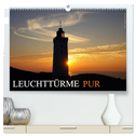Leuchttürme PUR (hochwertiger Premium Wandkalender 2025 DIN A2 quer), Kunstdruck in Hochglanz