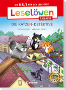 Leselöwen 1. Klasse - Die Katzen-Detektive (Großbuchstabenausgabe)
