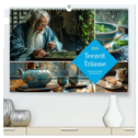 Teezeit Träume (hochwertiger Premium Wandkalender 2025 DIN A2 quer), Kunstdruck in Hochglanz