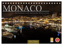 Monaco - Das Fürstentum an der französischen Mittelmeerküste (Tischkalender 2025 DIN A5 quer), CALVENDO Monatskalender