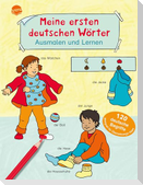 Meine ersten deutschen Wörter. Ausmalen und Lernen