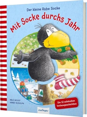 Moost, Nele. Der kleine Rabe Socke: Mit Socke durchs Jahr - Die 12 schönsten Vorlesegeschichten | Vorlesespaß ab 4 Jahren. Esslinger Verlag, 2024.