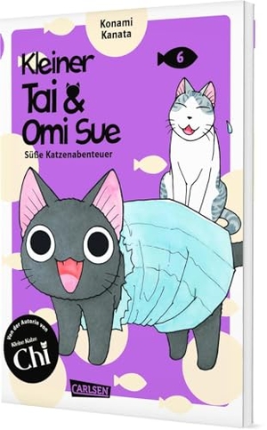 Kanata, Konami. Kleiner Tai & Omi Sue - Süße Katzenabenteuer 6 - Comedy-Manga-Serie für Kinder ab 6 Jahren über zwei ungleiche Katzen unter einem Dach - in Vollfarbe und westlicher Leserichtung. Carlsen Verlag GmbH, 2025.