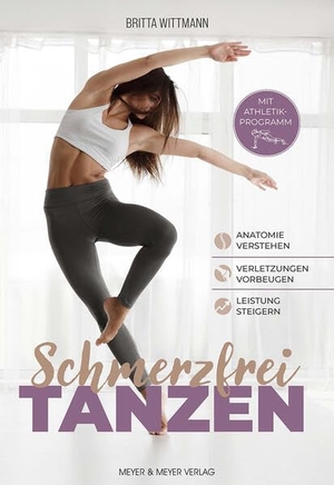 Wittmann, Britta. Schmerzfrei tanzen - Anatomie verstehen, Verletzungen vorbeugen, Leistung steigern. Meyer + Meyer Fachverlag, 2026.