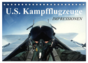 U.S. Kampfflugzeuge. Impressionen (Tischkalender 2024 DIN A5 quer), CALVENDO Monatskalender
