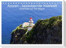 Azoren - bezaubernde Inselwelt. Eindrücke auf Sao Miguel (Tischkalender 2024 DIN A5 quer), CALVENDO Monatskalender