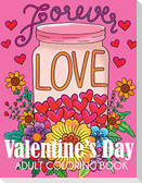 Valentine's Day Adult Coloring Book