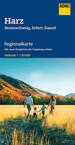 ADAC Regionalkarte Blatt 8 Harz 1:150 000 - Braunschweig, Erfurt, Kassel. ADAC, 2020.