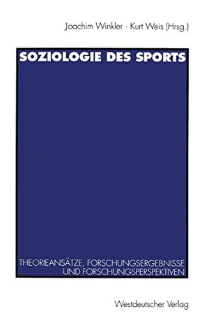 Weis, Kurt (Hrsg.). Soziologie des Sports - Theorieansätze, Forschungsergebnisse und Forschungsperspektiven. VS Verlag für Sozialwissenschaften, 1995.