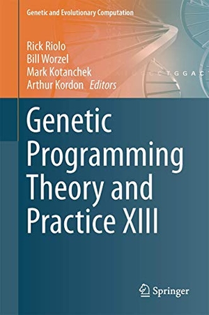 Riolo, Rick / Arthur Kordon et al (Hrsg.). Genetic Programming Theory and Practice XIII. Springer International Publishing, 2016.