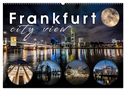 Frankfurt city view (Wandkalender 2025 DIN A2 quer), CALVENDO Monatskalender