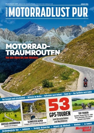 Motorrad & Reisen Verlag (Hrsg.). Motorradlust PUR - Reisen. Motorrad & Reisenverlag, 2026.