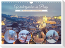 Winterzauber in Prag (Wandkalender 2024 DIN A4 quer), CALVENDO Monatskalender