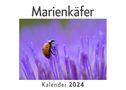 Marienkäfer (Wandkalender 2024, Kalender DIN A4 quer, Monatskalender im Querformat mit Kalendarium, Das perfekte Geschenk)