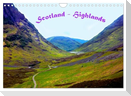 Scotland - Highlands (Wandkalender 2025 DIN A4 quer), CALVENDO Monatskalender