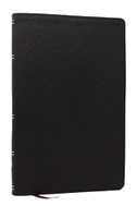 NKJV, Personal Size New Testament, Black Genuine Leather, Red Letter, Comfort Print