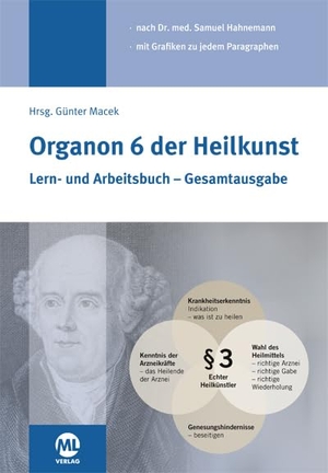 Macek, Günter (Hrsg.). Organon 6 der Heilkunst - Lern- und Arbeitsbuch - Gesamtausgabe. mgo fachverlage, 2014.