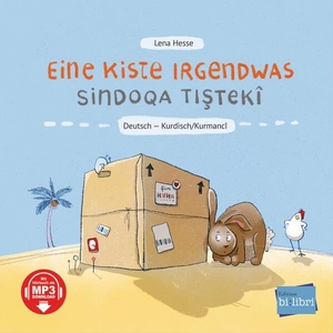 Hesse, Lena. Eine Kiste Irgendwas. Deutsch-Kurdisch/Kurmancî - Kinderbuch Deutsch-Kurdisch/Kurmancî mit MP3-Hörbuch zum Herunterladen. Hueber Verlag GmbH, 2024.