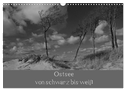 Ostsee - von schwarz bis weiß (Wandkalender 2024 DIN A3 quer), CALVENDO Monatskalender