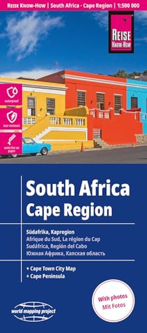 Reise Know-How Landkarte Südafrika Kapregion / South Africa, Cape Region (1:500.000) - reiß- und wasserfest (world mapping project). Reise Know-How Rump GmbH, 2026.