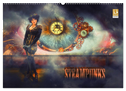Steampunks (Wandkalender 2025 DIN A2 quer), CALVENDO Monatskalender