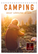 Camping - unser schönster Urlaub (Tischkalender 2024 DIN A5 hoch), CALVENDO Monatskalender