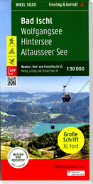 Bad Ischl, Wander-, Rad- und Freizeitkarte 1:30.000, freytag & berndt, WKXL 3020