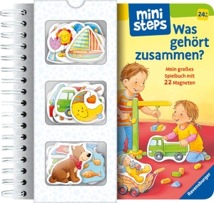 Nahrgang, Frauke. ministeps: Was gehört zusammen? - Mein großes Spielbuch mit 22 Magneten. Ab 24 Monate. Ravensburger Verlag, 2017.