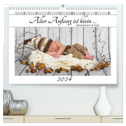 Aller Anfang ist klein - Babykalender mit Noah (hochwertiger Premium Wandkalender 2024 DIN A2 quer), Kunstdruck in Hochglanz