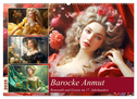 Barocke Anmut. Romantik und Grazie im 17. Jahrhundert (Wandkalender 2025 DIN A2 quer), CALVENDO Monatskalender