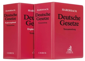 Habersack, Mathias / Heinrich Schönfelder (Hrsg.). Deutsche Gesetze (mit Fortsetzungsnotierung). Inkl. 204. Ergänzungslieferung und Ergänzungsband inkl. 85. Ergänzungslieferung - Hauptband mit Ergänzungsband. C.H. Beck, 2026.