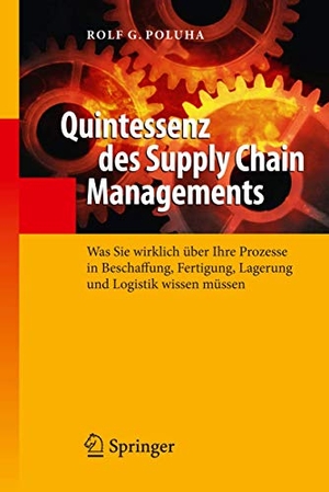 Poluha, Rolf G.. Quintessenz des Supply Chain Managements - Was Sie wirklich über Ihre Prozesse in Beschaffung, Fertigung, Lagerung und Logistik wissen müssen. Springer Berlin Heidelberg, 2010.