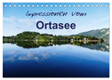 Impressionen vom Ortasee (Tischkalender 2024 DIN A5 quer), CALVENDO Monatskalender