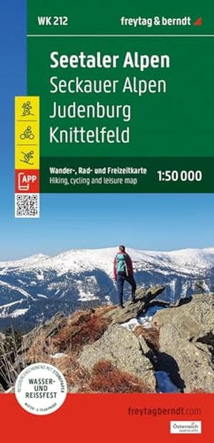 Freytag & Berndt (Hrsg.). freytag & berndt Wanderkarte Seetaler Alpen - Seckauer Alpen - Judenburg - Knittelfeld 1:50.000 - Seckauer Alpen - Judenburg - Knittelfeld, mit APP, wasserfest und reißfest. Freytag + Berndt, 2026.