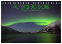 Aurora Borealis: Polarlichter in Norwegen (Tischkalender 2024 DIN A5 quer), CALVENDO Monatskalender