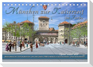 München zur Kaiserzeit in Farbe (Tischkalender 2025 DIN A5 quer), CALVENDO Monatskalender