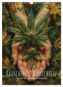Rauschende Aussichten - Der ultimative Cannabis-Kalender (Wandkalender 2025 DIN A3 hoch), CALVENDO Monatskalender