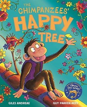 Andreae, Giles. The Chimpanzees' Happy Tree. Yen Press, 2021.