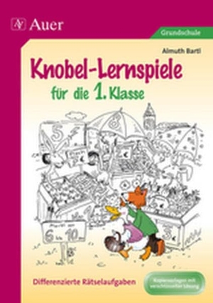 Bartl, Almuth. Knobel-Lernspiele für die 1. Klasse - Differenzierte Rätselaufgaben. Kopiervorlagen mit verschlüsselter Lösung. Auer Verlag i.d.AAP LW, 2009.