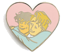 Heartstopper: Nick and Charlie Enamel Pin